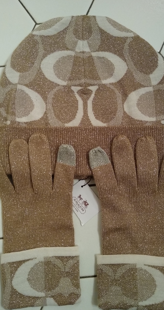 Coach Hat and Gloves